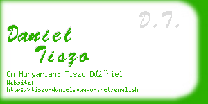 daniel tiszo business card